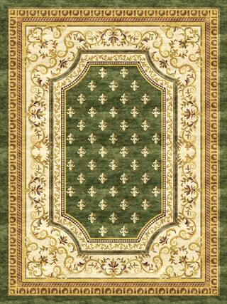 Neoclassic Hand-Tufted Rug Collection rug 1077V high-resolution preview