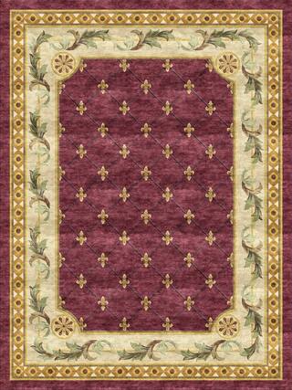 Neoclassic Hand-Tufted Rug Collection rug 1079RE high-resolution preview