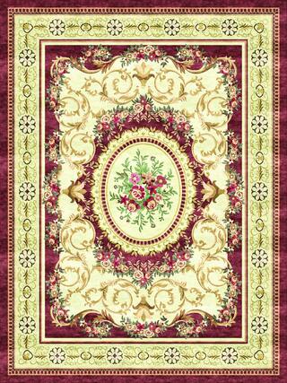 Savonnerie Hand-Tufted Rug Collection rug 1006RE high-resolution preview