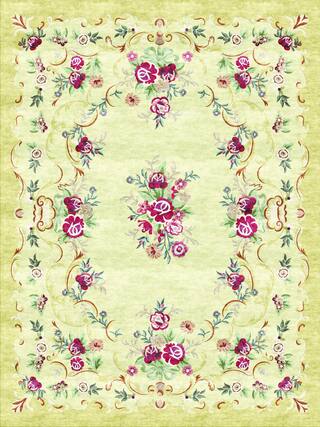Savonnerie Hand-Tufted Rug Collection rug 1021IV high-resolution preview