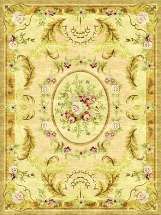 Savonnerie Hand-Tufted Rug Collection rug 1042G high-resolution preview