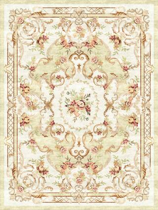 Savonnerie Hand-Tufted Rug Collection rug 1043V high-resolution preview