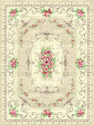 Savonnerie Hand-Tufted Rug Collection rug 1056IV high-resolution preview