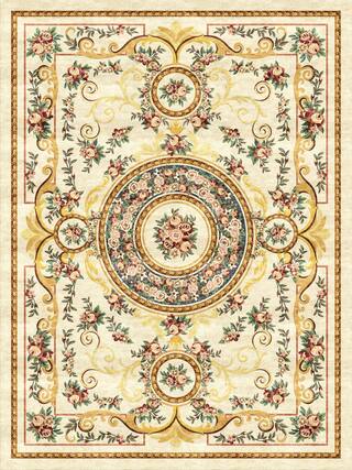 Savonnerie Hand-Tufted Rug Collection rug 1057IV high-resolution preview