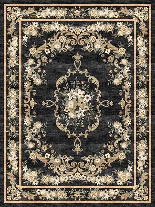Savonnerie Hand-Tufted Rug Collection rug 1061N high-resolution preview