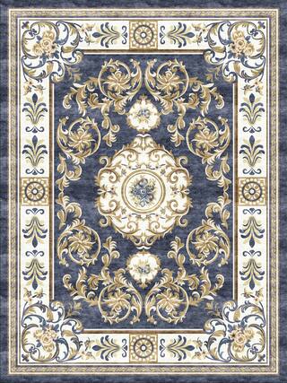 Savonnerie Hand-Tufted Rug Collection rug 1066BL high-resolution preview