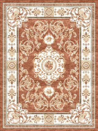 Savonnerie Hand-Tufted Rug Collection rug 1066BR high-resolution preview