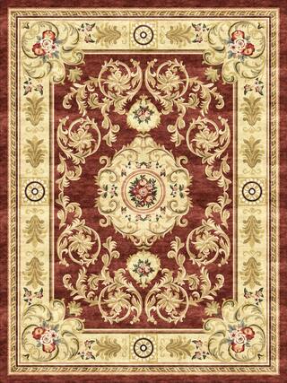 Savonnerie Hand-Tufted Rug Collection rug 1066RE high-resolution preview