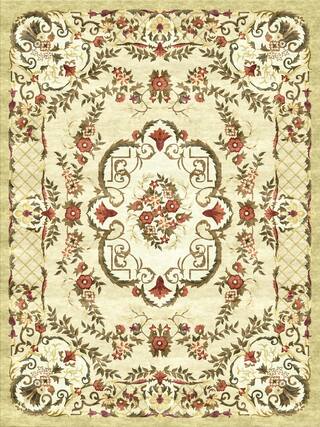 Savonnerie Hand-Tufted Rug Collection rug 1087IV high-resolution preview