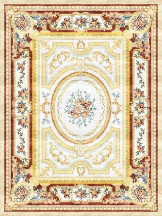 Savonnerie Hand-Tufted Rug Collection rug 1088IV high-resolution preview