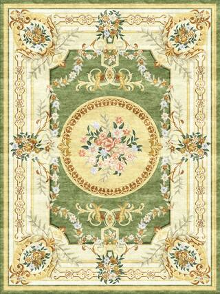 Savonnerie Hand-Tufted Rug Collection rug 1089VS high-resolution preview