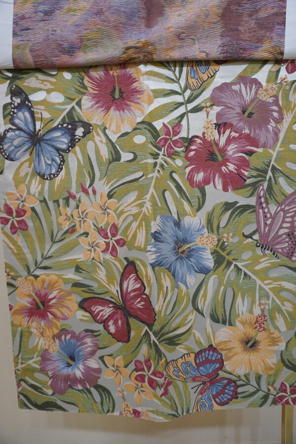 Sarelli Contemporary Tropical Butterfly fabric hanger