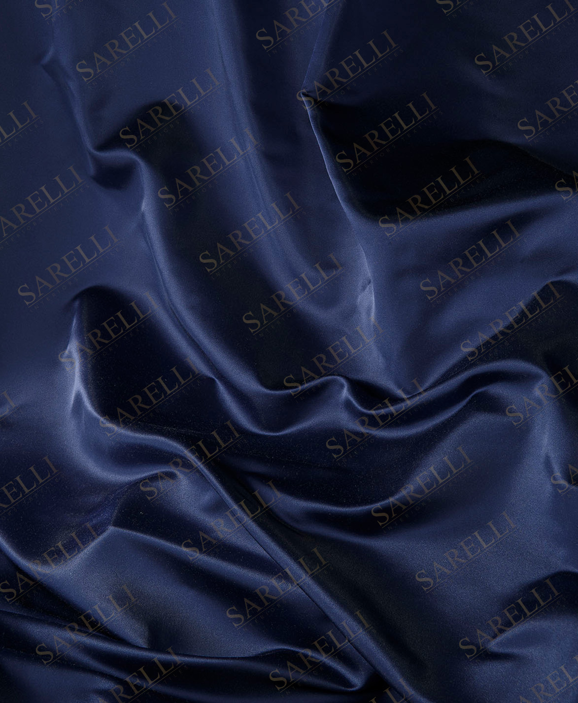 Sarelli Atelier Plain Color Night Blue Silver