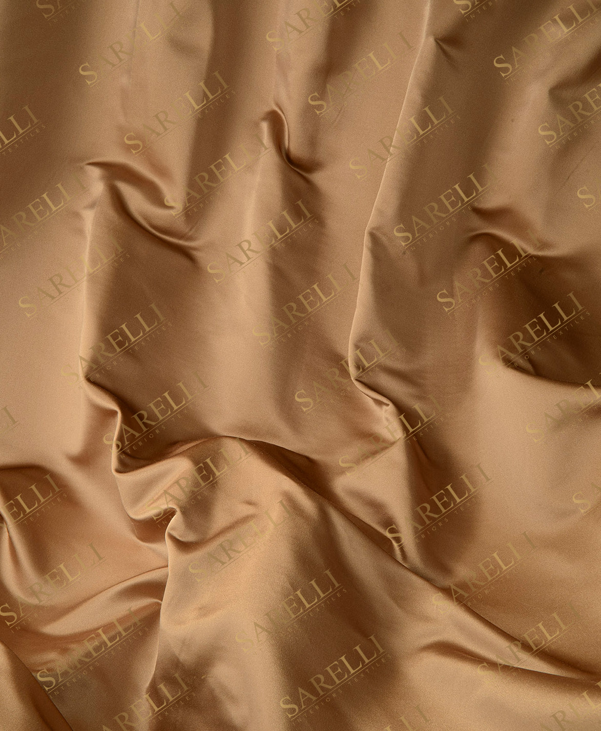 Sarelli Canuts Plain Color Elegant Brown Gold