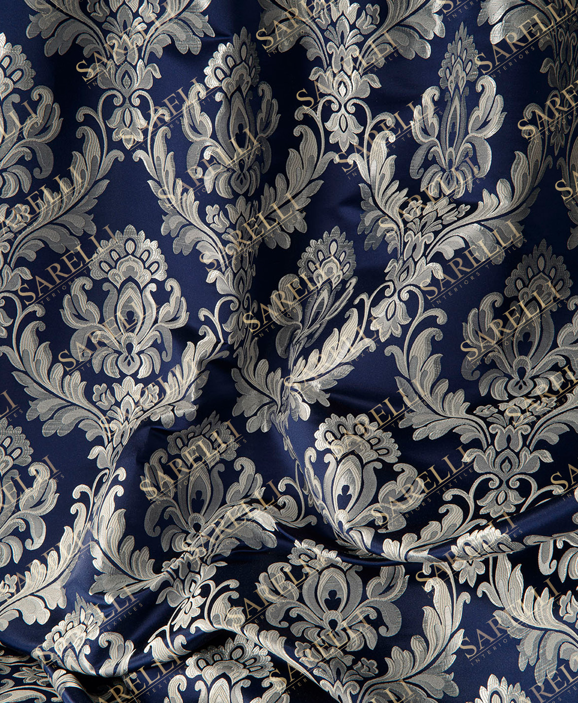 Sarelli Chateau Main Design Night Blue Silver