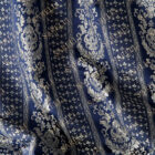 Sarelli Chateau Stripe Night Blue Silver