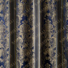 Sarelli Contessina Stripe Navy Blue Gold