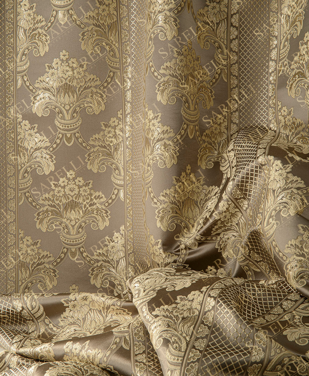 Sarelli Florence Stripe Fume Gold