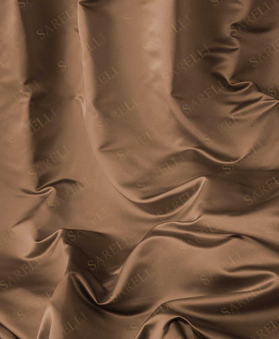 Sarelli Portofino Plain Color Elegant Brown Gold