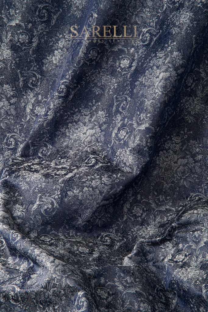 Allure Flower Coordinated Navy Blue