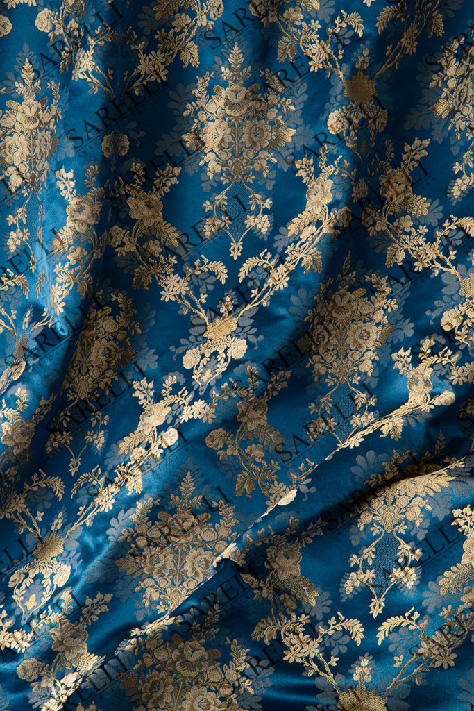 Boheme Flower Luxury Blue Gold