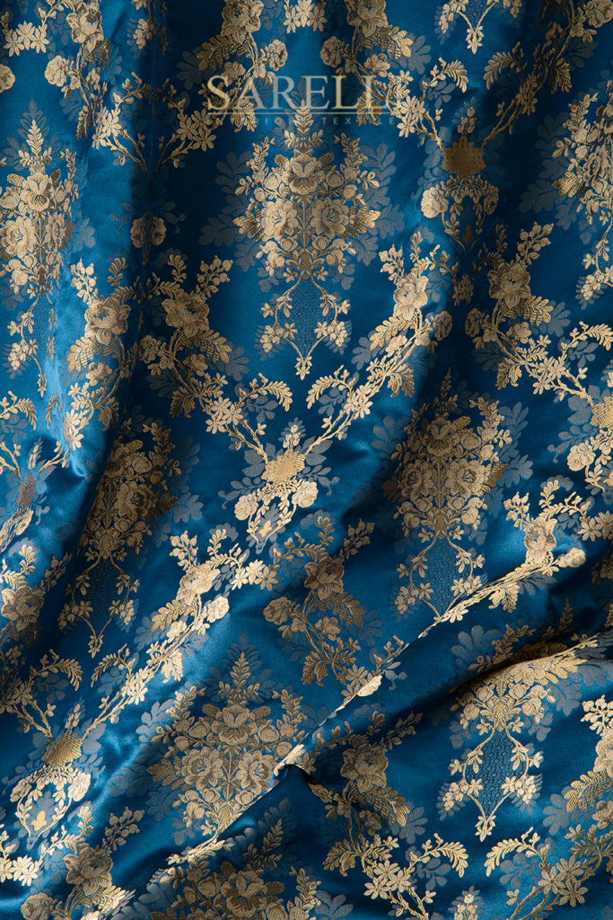 Boheme Flower Luxury Blue Gold