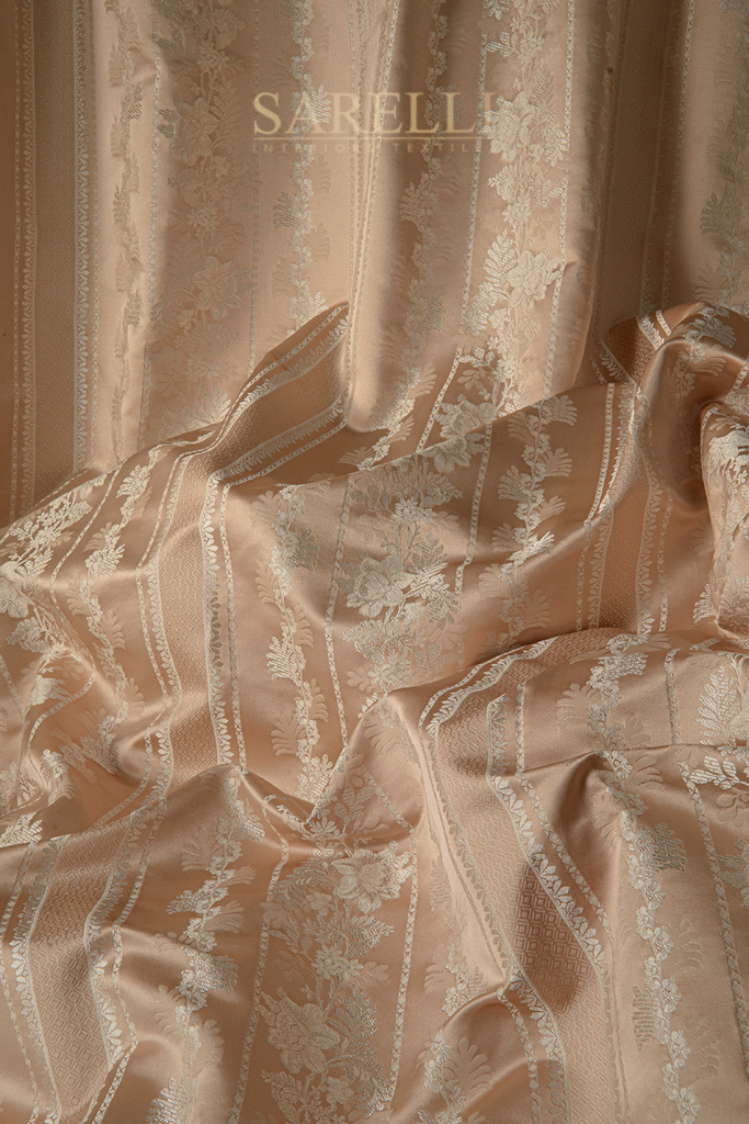 Boheme Stripe Cream Silver