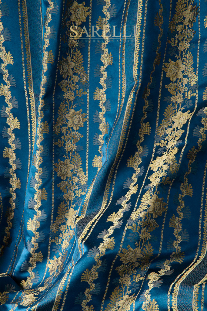 Boheme Stripe Luxury Blue Gold