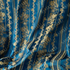 Boheme Stripe Luxury Blue Gold