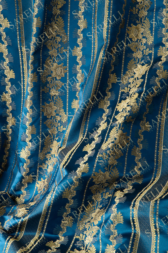 Boheme Stripe Luxury Blue Gold