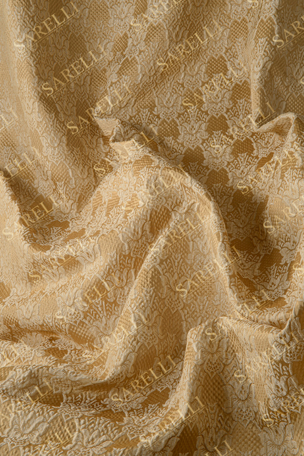 Carrara Flower Gold