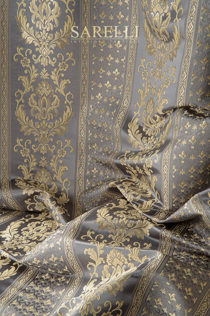 Chateau Stripes Azure Gold