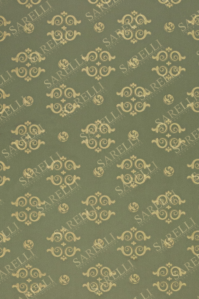 Medallion Geometric Coordinated Classic Green