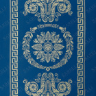 Medallion Main Design Luxury Blue