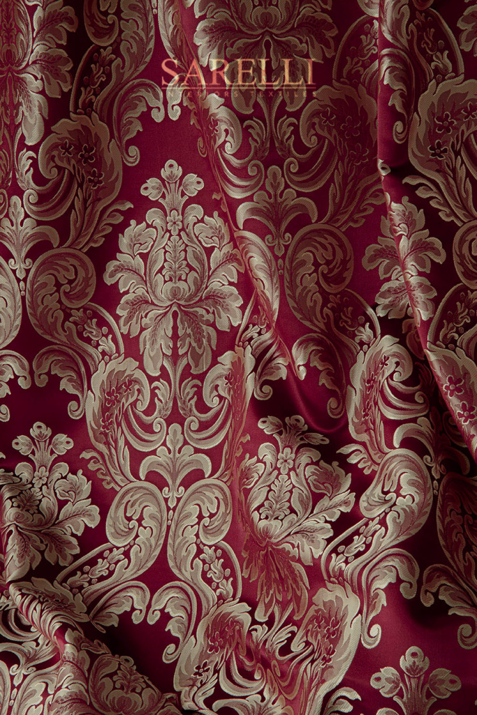 Contessina Flower Cardinal Red Silver