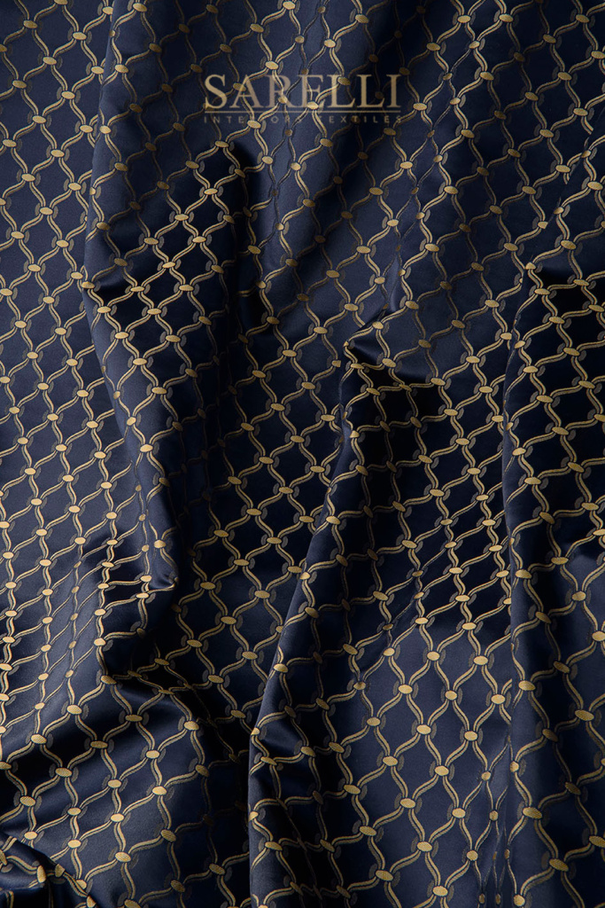 Contessina Rhombus Navy Blue Gold
