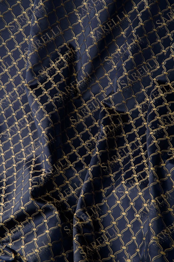 Contessina Rhombus Navy Blue Gold
