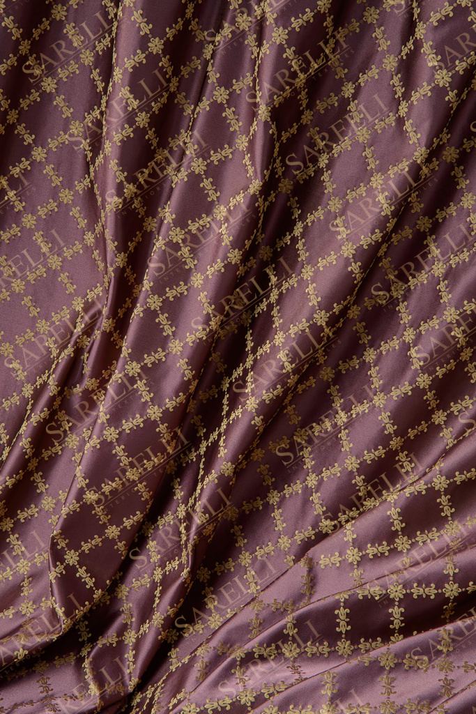 Damasque Flower Deep Purple