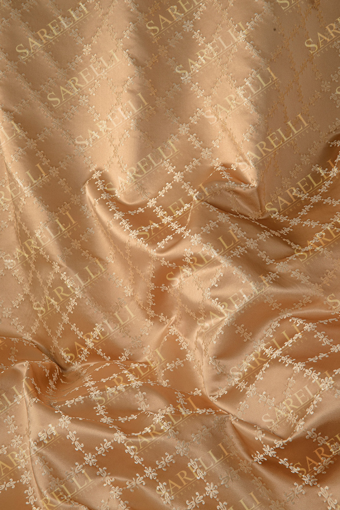 Damasque Flower Gold