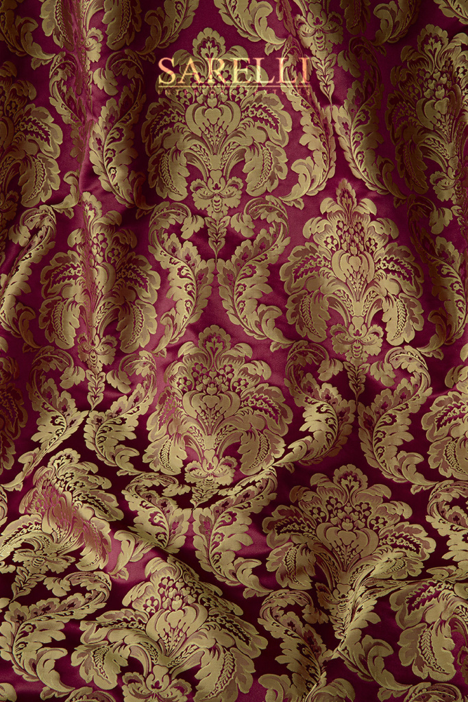 Damasque Main Design Cardinal Red