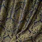 Damasque Main Navy Blue