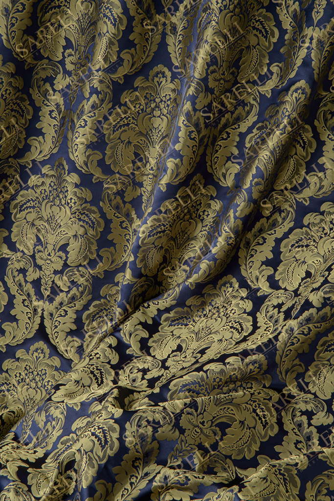 Damasque Main Navy Blue
