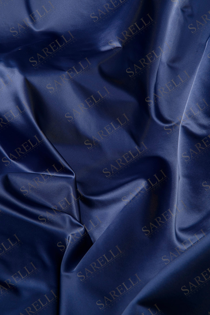 Damasque Plain Navy Blue