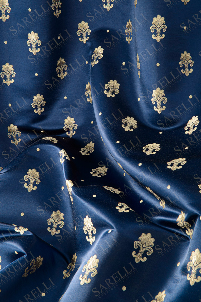 Florence Flower Night Blue Gold