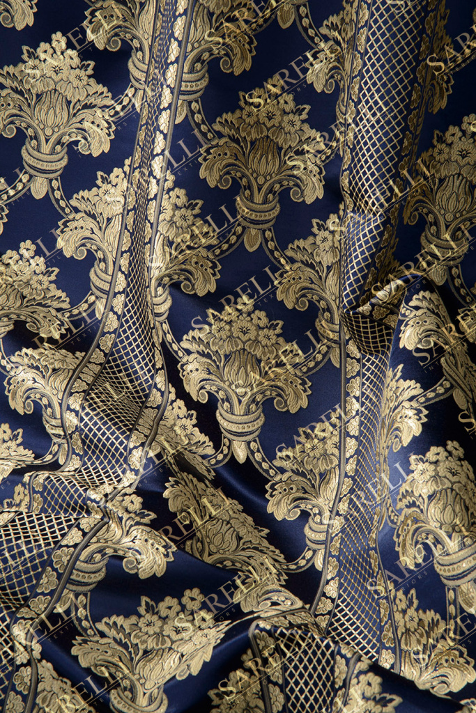 Florence Stripes Night Blue Gold