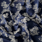 Imperial Flower Night Blue Silver