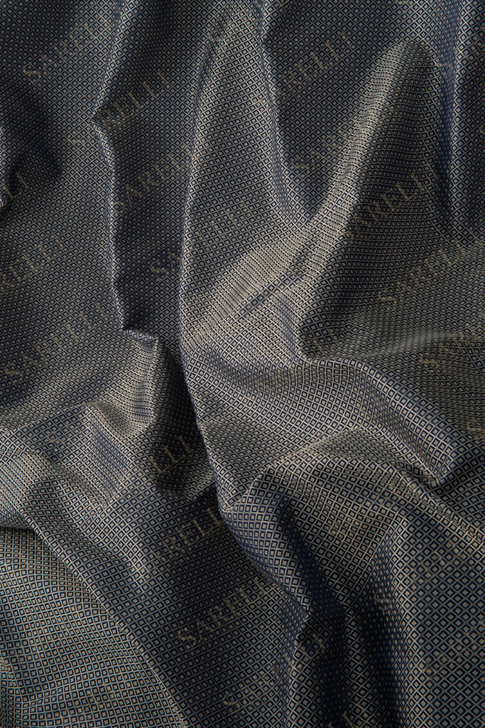 Imperial Geometric Night Blue Silver