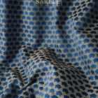 Jaqueline Rhombus Luxury Blue Gold