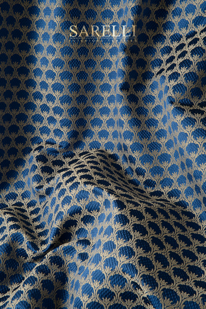 Jaqueline Rhombus Luxury Blue Gold