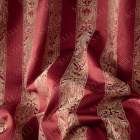 Jaqueline Stripes Imperial Red Gold